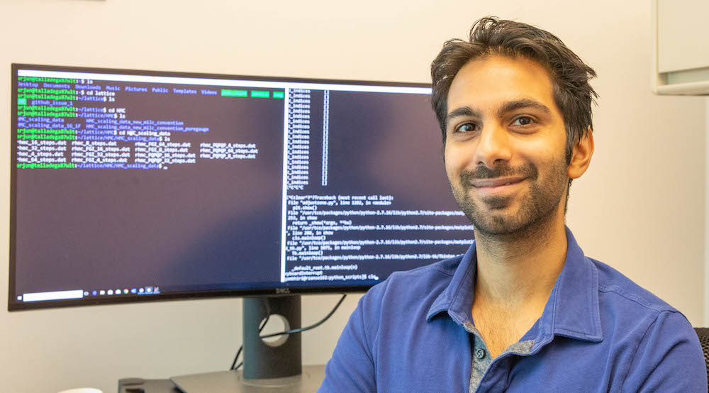 LLNL physicst Arjun Gambhir helped develop an algorithm to solve equations on a quantum computer.