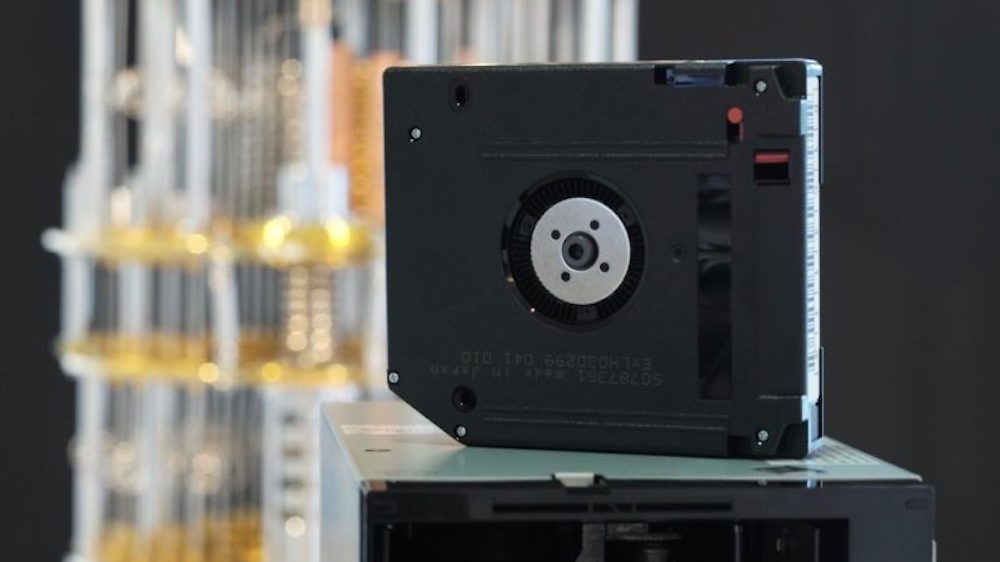 IBM took a major step today towards maintaining the highest level of security of its client’s data and privacy in the future from fault-tolerant quantum computers with the demonstration of the world’s first quantum computing safe tape drive prototype. Credit: IBM Research