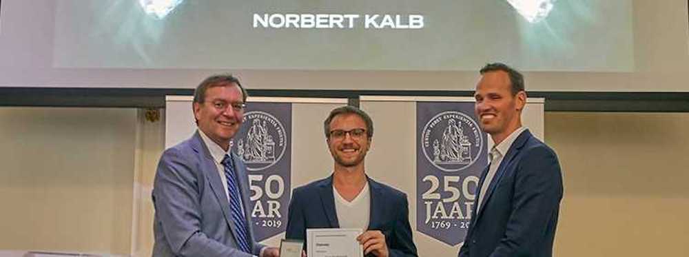 QuTech Researcher Norbert Kalb wins Steven Hoogendijk Prize 2019