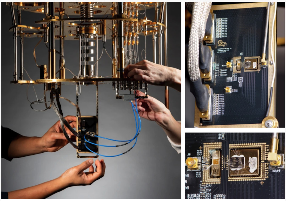 Cryo-CMOS Technology. Image on left courtesy of The University of Sydney, Louise M. Cooper.