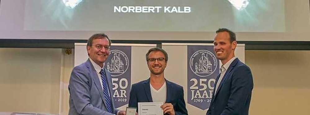 Norbert Kalb wins Steven Hoogendijk Prize 2019