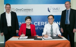 OneConnect and Singapore Management University sign blockchain MoU