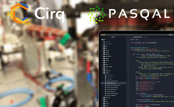 Pasqal implements Cirq to bring arrays of atoms to quantum computing software developers